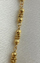 Load image into Gallery viewer, 7.5&quot; 14 KT Yellow Gold Bracelet with beads
